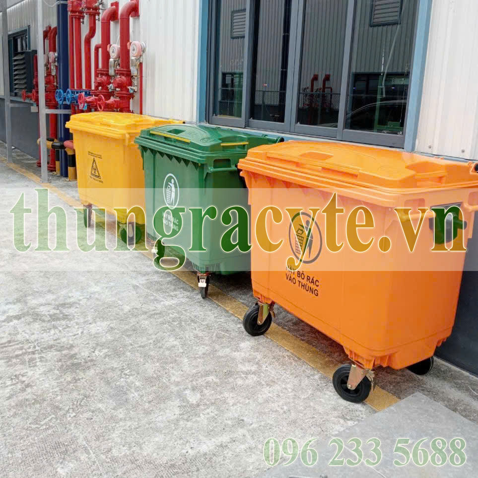Thùng rác công cộng 660 lít