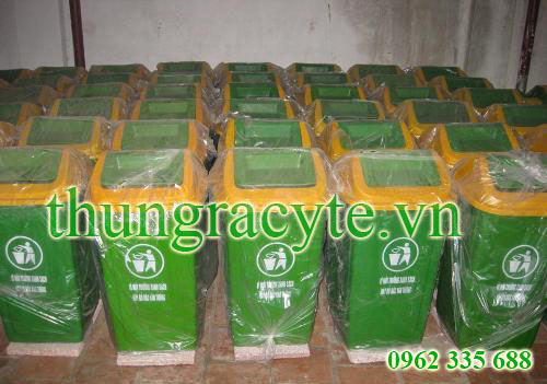 Thùng rác nhựa composite 90 lít
